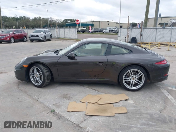 2013 Porsche 911 Carrera with VIN WP0AA2A91DS106624, listed as a IAAI auction lot 41586673 with 37,100 mi miles. Bid and sale history available at carsss.com. Image 14.