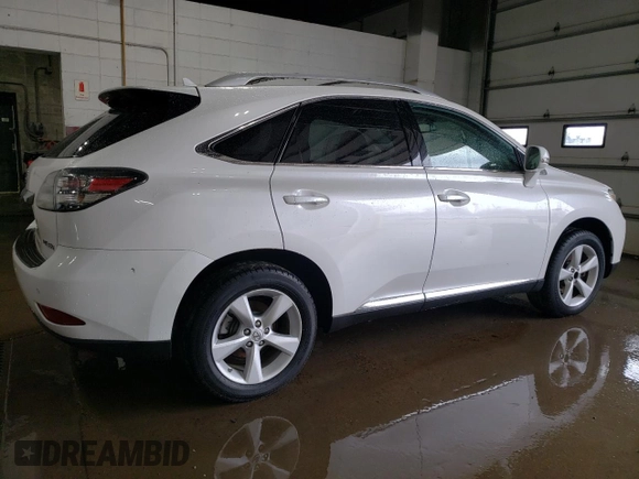 2012 Lexus RX 350 with VIN 2T2BK1BA2CC130088, listed as a Copart auction lot 55059375 with 0 mi miles and Clean Title. Bid and sale history available at carsss.com. Image 3.