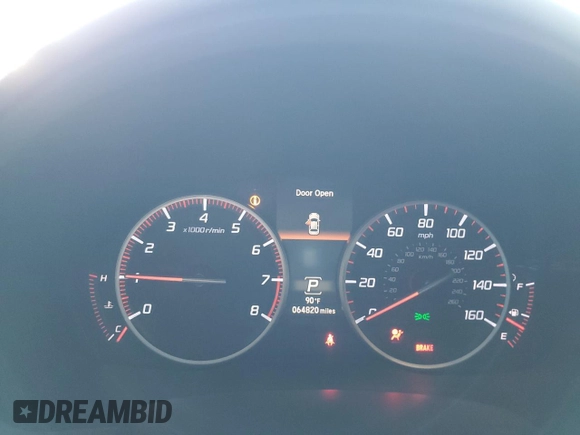 2021 Acura ILX Premium with VIN 19UDE2F87MA011641, listed as a Copart auction lot 54579725 with 64,820 mi miles and Salvage title. Bid and sale history available at DreamBid. Image 9.