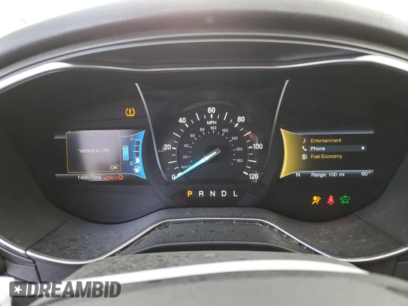 2018 Ford Fusion Titanium with VIN 3FA6P0RU5JR120394, listed as a Copart auction lot 73557602 with 148,870 mi miles and . Bid and sale history available at DreamBid. Image 9.