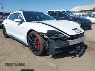 2023 Porsche Taycan GTS z VIN WP0CD2Y14PSA90216, wystawiony jako IAAI lot #42397991 z przebiegiem 1 868 mil mil oraz . Historia ofert i sprzedaży dostępna na DreamBid. Obrazek 1.