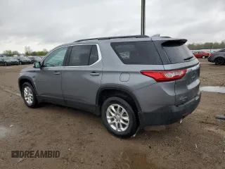 2020 Chevrolet Traverse LT Cloth with VIN 1GNERGKW6LJ126505, listed as a Copart auction lot 55295755 with 33,267 mi miles and Non repairable. Bid and sale history available at DreamBid. Image 2.