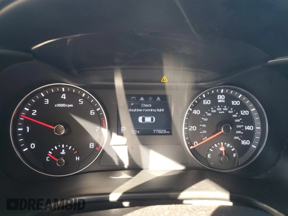 2020 Kia Forte LXS with VIN 3KPF24AD6LE208196, listed as a Copart auction lot 47940755 with 77,828 mi miles and Salvage Title. Bid and sale history available at carsss.com. Image 9.