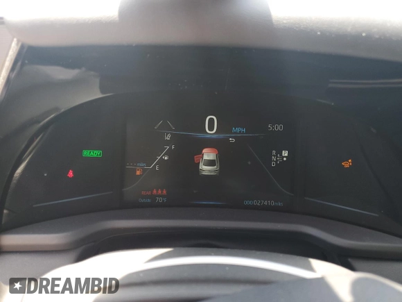 2022 Toyota Mirai XLE with VIN JTDAAAAA6NA007342, listed as a Copart auction lot 60264625 with 27,410 mi miles and Salvage title. Bid and sale history available at DreamBid. Image 9.