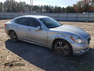 2013 Infiniti M37 with VIN JN1BY1AP9DM510965, listed as a Copart auction lot 80329254 with 119,103 mi miles and Salvage Title. Bid and sale history available at carsss.com. Image 4.