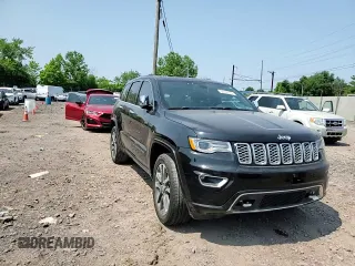 2017 Jeep Grand Cherokee Overland with VIN 1C4RJFCG9HC684850, listed as a Copart auction lot 62746974 with 0 mi miles and Salvage Title. Bid and sale history available at carsss.com. Image 12.