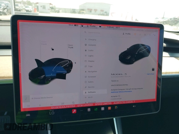 2020 Tesla Model 3 Standard Range Plus z VIN 5YJ3E1EA3LF611152, wystawiony jako IAAI lot #42256503 z przebiegiem 78 633 mil mil oraz . Historia ofert i sprzedaży dostępna na DreamBid. Obrazek 18.