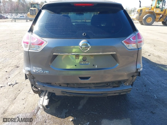 2015 Nissan Rogue S with VIN KNMAT2MT8FP528798, listed as a IAAI auction lot 41878426 with 75,806 mi miles. Bid and sale history available at carsss.com. Image 6.