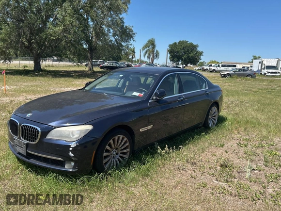 2012 BMW 7 Series 750Li xDrive with VIN WBAKC8C59CC437999, listed as a Copart auction lot 53728665 with 145,420 mi miles and Clean title. Bid and sale history available at DreamBid. Image 2.