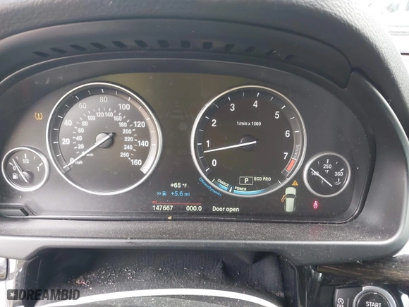 2017 BMW X5 xDrive35i with VIN 5UXKR0C35H0V76620, listed as a IAAI auction lot 41944975 with 147,667 mi miles. Bid and sale history available at carsss.com. Image 7.