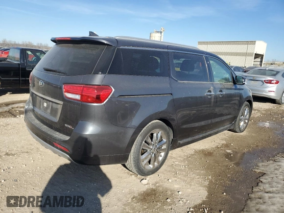 2016 Kia Sedona SX-L with VIN KNDME5C16G6186185, listed as a Copart auction lot 42449365 with 134,760 mi miles and Clean Title. Bid and sale history available at carsss.com. Image 3.