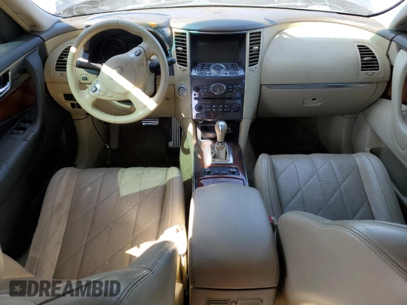 2010 Infiniti FX with VIN JN8AS1MU0AM802905, listed as a Copart auction lot 47649835 with Not Provided miles and Clean Title. Bid and sale history available at DreamBid. Image 8.