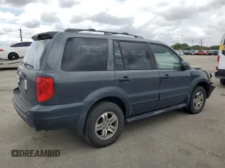2003 Honda Pilot EX z VIN 2HKYF18563H543125, wystawiony jako Copart lot #56541455 z przebiegiem 241 804 mil mil oraz Szkoda całkowita • Salvage title. Historia ofert i sprzedaży dostępna na DreamBid. Obrazek 3.