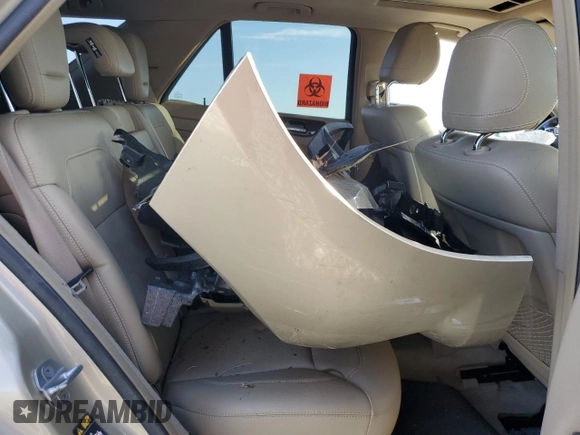 2013 Mercedes-Benz M 350 z VIN 4JGDA5JB4DA115160, wystawiony jako Copart lot #57247625 z przebiegiem Nie podano mil oraz Szkoda całkowita • Salvage title. Historia ofert i sprzedaży dostępna na DreamBid. Obrazek 10.
