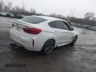 2016 BMW X6 M with VIN 5YMKW8C50G0R43150, listed as a IAAI auction lot 41463258 with 81,202 mi miles. Bid and sale history available at carsss.com. Image 4.