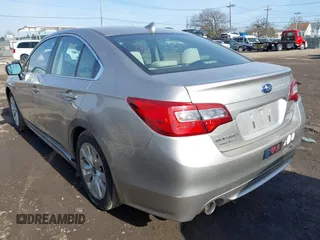 2017 Subaru Legacy Premium with VIN 4S3BNAF65H3026857, listed as a IAAI auction lot 41797484 with 54,975 mi miles. Bid and sale history available at carsss.com. Image 3.