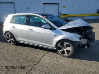 2015 Volkswagen GTI SE with VIN 3VW4T7AU5FM072138, listed as a Copart auction lot 88483235 with 77,522 mi miles and Salvage Title. Bid and sale history available at DreamBid. Image 4.