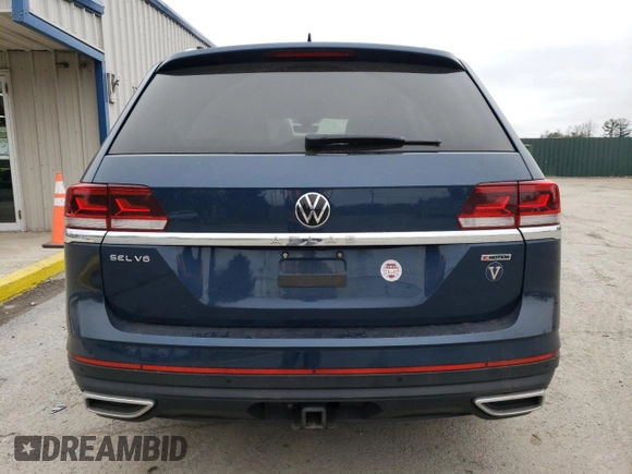 2021 Volkswagen Atlas SEL Premium with VIN 1V2TR2CA6MC513100, listed as a Copart auction lot 52947725 with 65,450 mi miles and Salvage title. Bid and sale history available at DreamBid. Image 6.