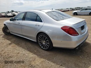 2016 Mercedes-Benz S 550 with VIN WDDUG8CB7GA238236, listed as a Copart auction lot 66587394 with 98,325 mi miles and Salvage Title. Bid and sale history available at carsss.com. Image 2.