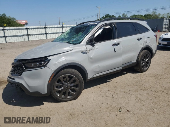 2023 Kia Sorento X-Line SX Prestige z VIN 5XYRKDLF3PG168325, wystawiony jako Copart lot #53758685 z przebiegiem 47 642 mil mil oraz Szkoda całkowita • Salvage title. Historia ofert i sprzedaży dostępna na DreamBid. Obrazek 1.