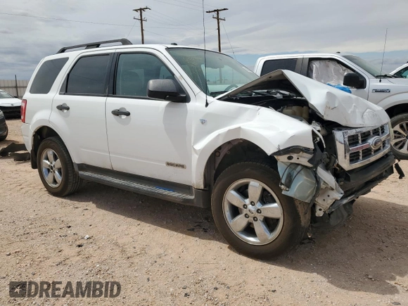 2008 Ford Escape XLT с VIN 1FMCU03158KC69094, выставлен на аукционе Copart как лот 56018345 с пробегом 218 497 миль миль и Списание • Salvage title. История ставок и продаж доступна на DreamBid. Изображение 4.