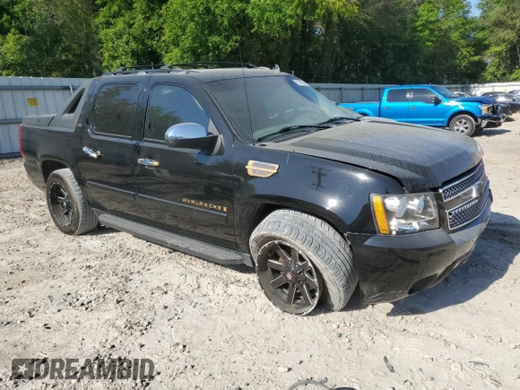 2007 Chevrolet Avalanche LTZ with VIN 3GNEC12057G271214, listed as a Copart auction lot 53292425 with 177,854 mi miles and Salvage title. Bid and sale history available at DreamBid. Image 4.