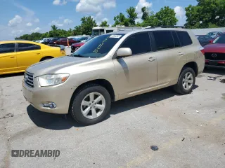 2008 Toyota Highlander with VIN JTEDS41A882001144, listed as a Copart auction lot 58869255 with 96,714 mi miles and Salvage title. Bid and sale history available at DreamBid. Image 1.