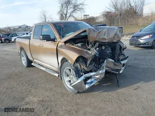 2011 Ram 1500 SLT with VIN 1D7RV1GT9BS608689, listed as a IAAI auction lot 41098207 with 92,710 mi miles. Bid and sale history available at carsss.com. Image 1.