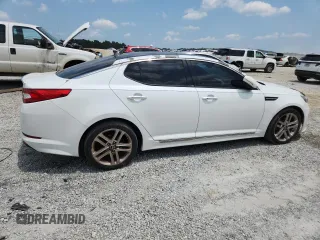 2013 Kia Optima SX with VIN 5XXGR4A61DG115693, listed as a Copart auction lot 62468505 with 149,508 mi miles and Salvage title. Bid and sale history available at DreamBid. Image 3.