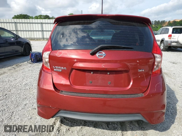 2018 Nissan Note SV with VIN 3N1CE2CP0JL356183, listed as a Copart auction lot 54923795 with 70,545 mi miles and Salvage title. Bid and sale history available at DreamBid. Image 6.