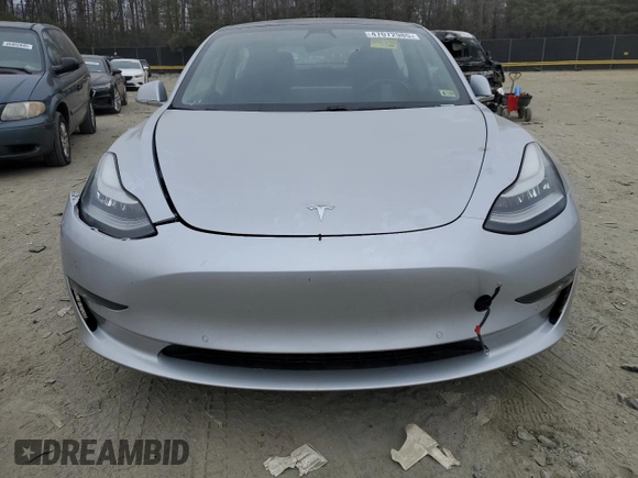 2018 Tesla Model 3 Long Range Battery with VIN 5YJ3E1EA8JF060682, listed as a Copart auction lot 47072985 with Not Provided miles and Salvage Title. Bid and sale history available at DreamBid. Image 5.