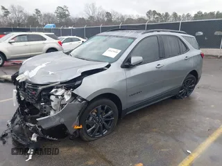 2023 Chevrolet Equinox RS with VIN 3GNAXMEGXPS123697, listed as a IAAI auction lot 41623010 with 26,885 mi miles. Bid and sale history available at carsss.com. Image 2.
