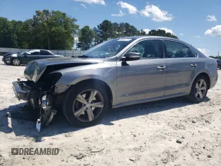 2013 Volkswagen Passat SE with VIN 1VWBP7A33DC093815, listed as a Copart auction lot 58043715 with 120,893 mi miles and Salvage title. Bid and sale history available at DreamBid. Image 1.