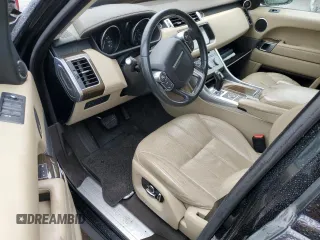 2017 Land Rover Range Rover Sport HSE with VIN SALWR2FVXHA141719, listed as a Copart auction lot 58583975 with Not provided miles and Salvage title. Bid and sale history available at DreamBid. Image 8.