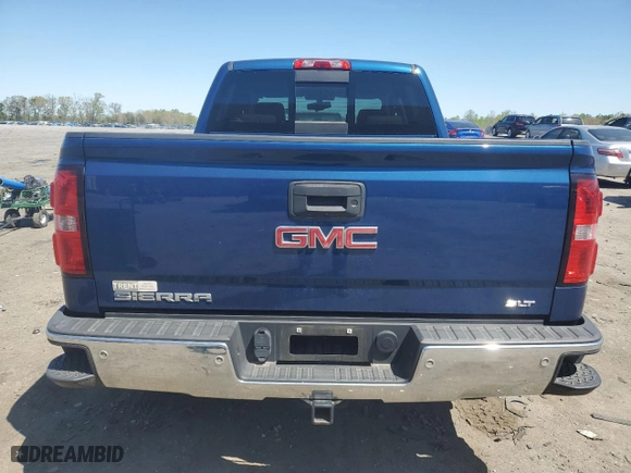 2015 GMC Sierra 1500 SLT with VIN 3GTU2VEC3FG393640, listed as a Copart auction lot 52780485 with 136,339 mi miles and Salvage Title. Bid and sale history available at carsss.com. Image 6.