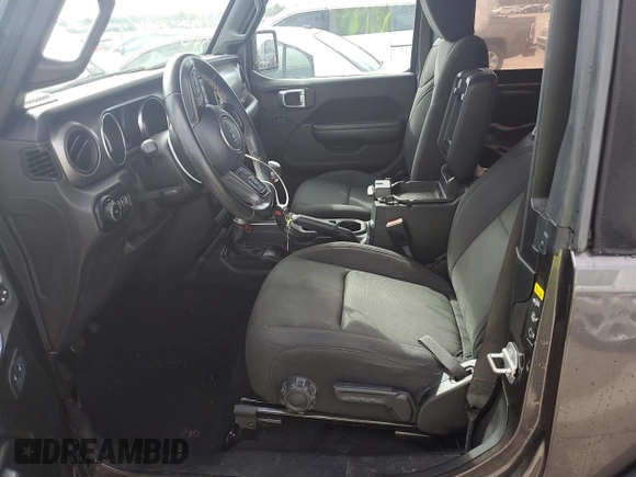 2021 Jeep Wrangler Sport with VIN 1C4GJXAG0MW571359, listed as a Copart auction lot 75189354 with 35,129 mi miles and Non Repairable. Bid and sale history available at DreamBid. Image 7.