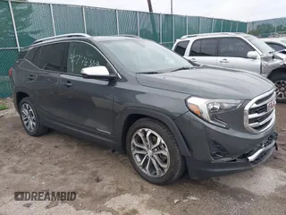 2019 GMC Terrain SLT z VIN 3GKALPEXXKL380534, wystawiony jako IAAI lot #40776364 z przebiegiem 45 315 mil mil oraz . Historia ofert i sprzedaży dostępna na DreamBid. Obrazek 1.