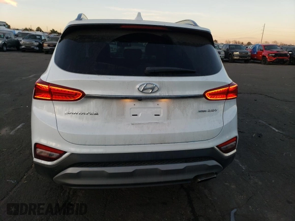 2020 Hyundai Santa Fe SEL with VIN 5NMS3CAA6LH162292, listed as a Copart auction lot 72215802 with 39,803 mi miles and . Bid and sale history available at DreamBid. Image 6.
