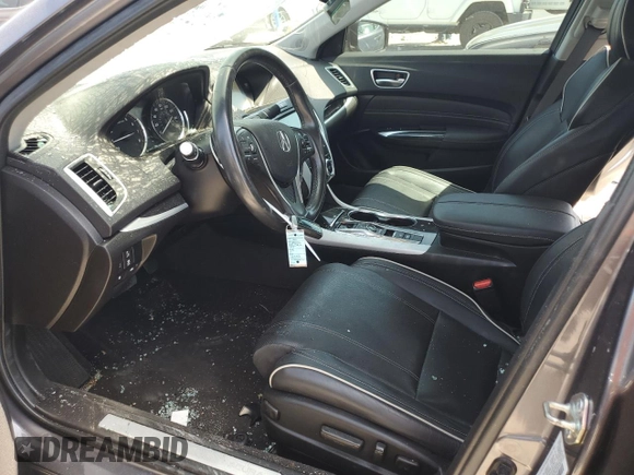2020 Acura TLX w/Technology Pkg with VIN 19UUB2F49LA005036, listed as a Copart auction lot 56857254 with 24,332 mi miles and Salvage Title. Bid and sale history available at carsss.com. Image 7.