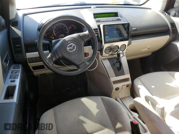 2009 Mazda 5 Touring with VIN JM1CR29L590344447, listed as a Copart auction lot 46549255 with 191,568 mi miles and Salvage Title. Bid and sale history available at carsss.com. Image 8.
