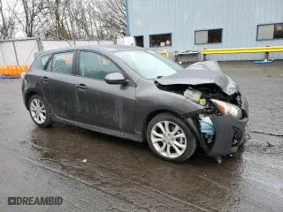 2011 Mazda Mazda3 s Sport with VIN JM1BL1K67B1458302, listed as a Copart auction lot 47879285 with 123,343 mi miles and Salvage Title. Bid and sale history available at carsss.com. Image 4.