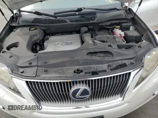 2010 Lexus RX 450h with VIN JTJBC1BA9A2404669, listed as a Copart auction lot 60705955 with 139,210 mi miles and Salvage title. Bid and sale history available at DreamBid. Image 12.