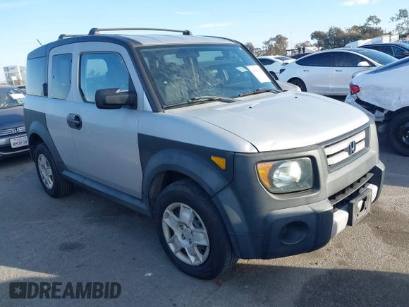 2007 Honda Element LX with VIN 5J6YH18357L012597, listed as a IAAI auction lot 41626557 with 209,648 mi miles and . Bid and sale history available at DreamBid. Image 1.