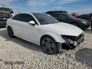 2017 Audi A3 Premium Plus with VIN WAUGUGFF7H1046600, listed as a Copart auction lot 49002005 with 74,914 mi miles and Salvage Title. Bid and sale history available at DreamBid. Image 4.