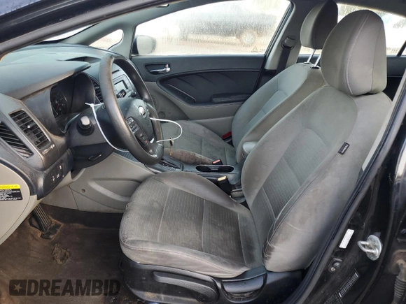 2015 Kia Forte LX with VIN KNAFX4A66F5415574, listed as a Copart auction lot 48356205 with 130,505 mi miles and Salvage Title. Bid and sale history available at carsss.com. Image 7.