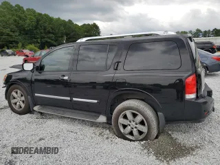 2012 Nissan Armada Platinum z VIN 5N1AA0NC4CN613049, wystawiony jako Copart lot #64414564 z przebiegiem 143 009 mil mil oraz Szkoda całkowita • Salvage title. Historia ofert i sprzedaży dostępna na DreamBid. Obrazek 2.