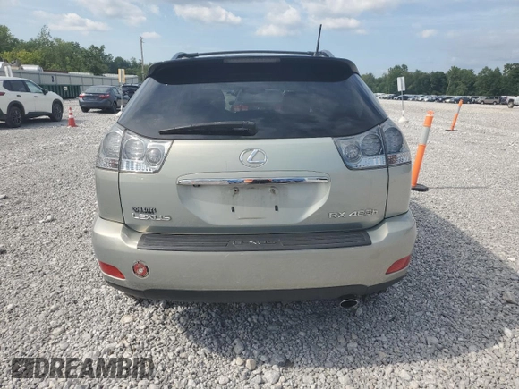 2006 Lexus RX 400h with VIN JTJHW31UX60016328, listed as a Copart auction lot 66898155 with 109,710 mi miles and Salvage title. Bid and sale history available at DreamBid. Image 6.
