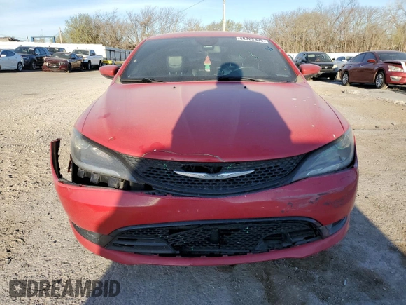2016 Chrysler 200 S with VIN 1C3CCCBB4GN179228, listed as a Copart auction lot 48782305 with 125,501 mi miles and Salvage Title. Bid and sale history available at carsss.com. Image 5.
