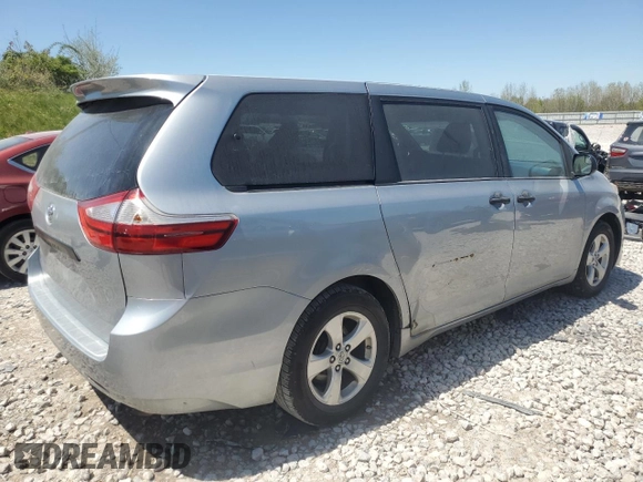 2015 Toyota Sienna L with VIN 5TDZK3DC3FS641656, listed as a Copart auction lot 56275585 with 136,382 mi miles and Clean Title. Bid and sale history available at DreamBid. Image 3.