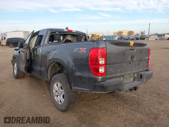 2020 Ford Ranger XL with VIN 1FTER1EHXLLA41707, listed as a IAAI auction lot 41476614 with Not Provided miles. Bid and sale history available at carsss.com. Image 3.